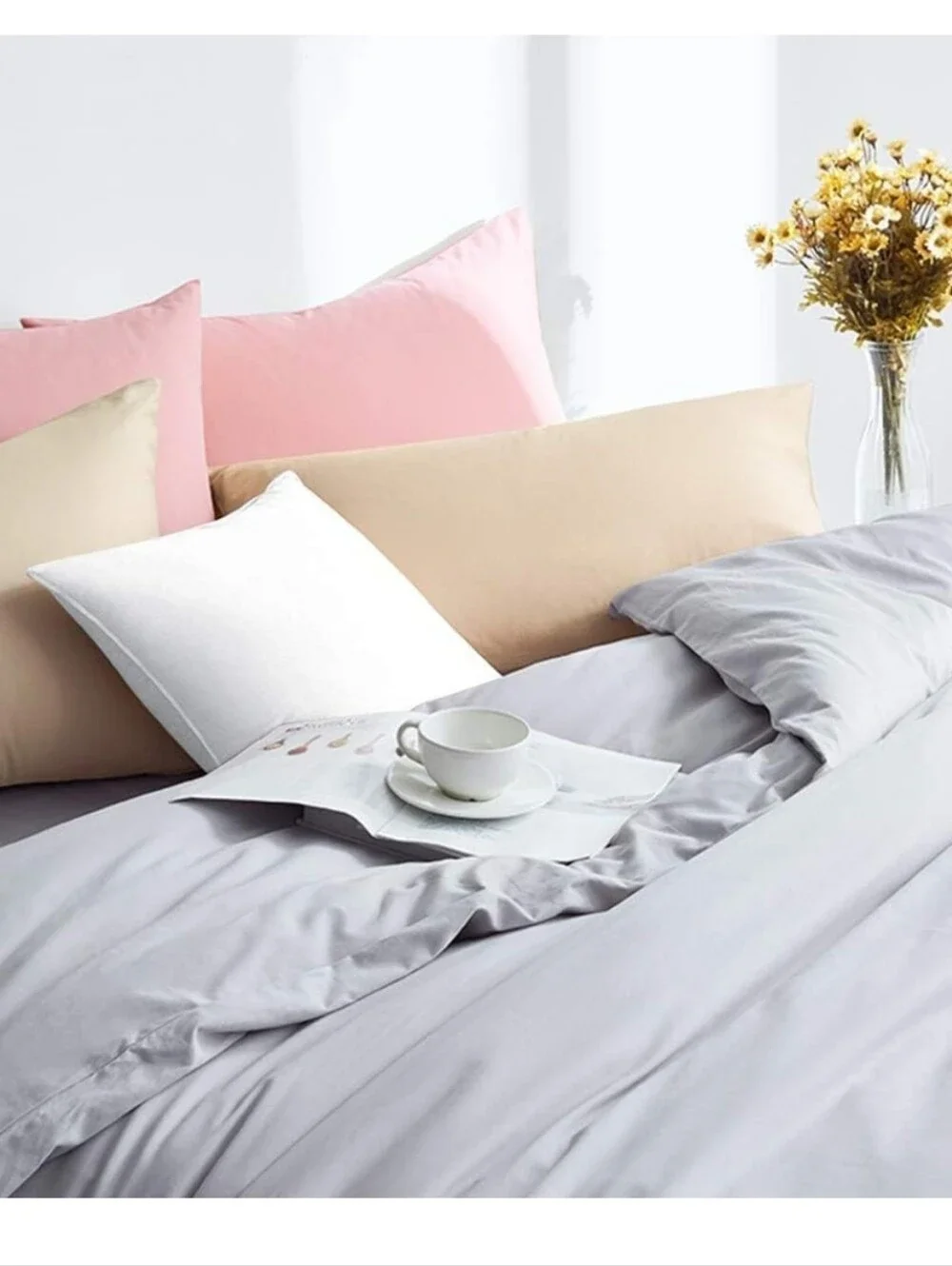 FLXXIE Pillow Cases Standard, Set Of 2, Envelope Closure, Wrinkle Resistant
